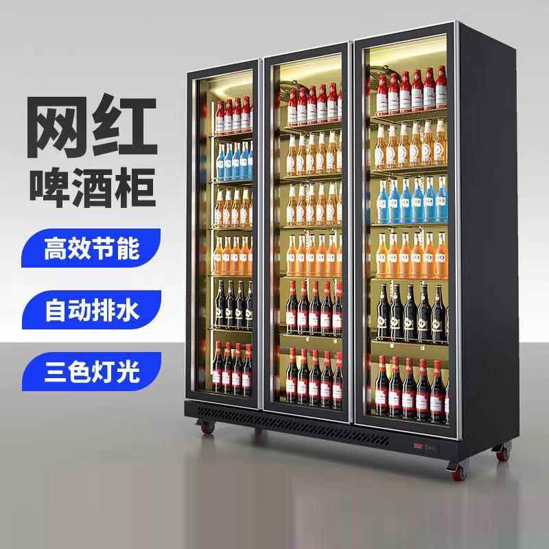 麦丰冷藏保鲜恒温红酒柜啤酒柜饮料柜酒水展示柜酒吧立式冰柜商用