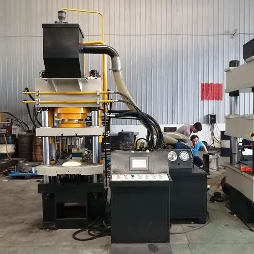 厂家定制全自动粉末成型液压机200吨药片成型机四柱压片机