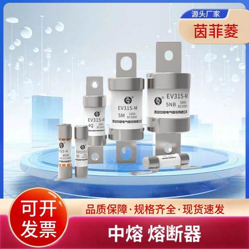 西安中熔熔断器EV315-M-5M 250A 275A 300A 350A电子元器件