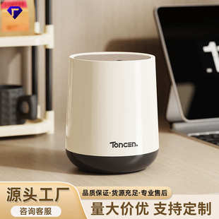 卧室客厅杂物收纳桶办公桌家用带盖收纳桶 桌面垃圾桶高颜值按压式
