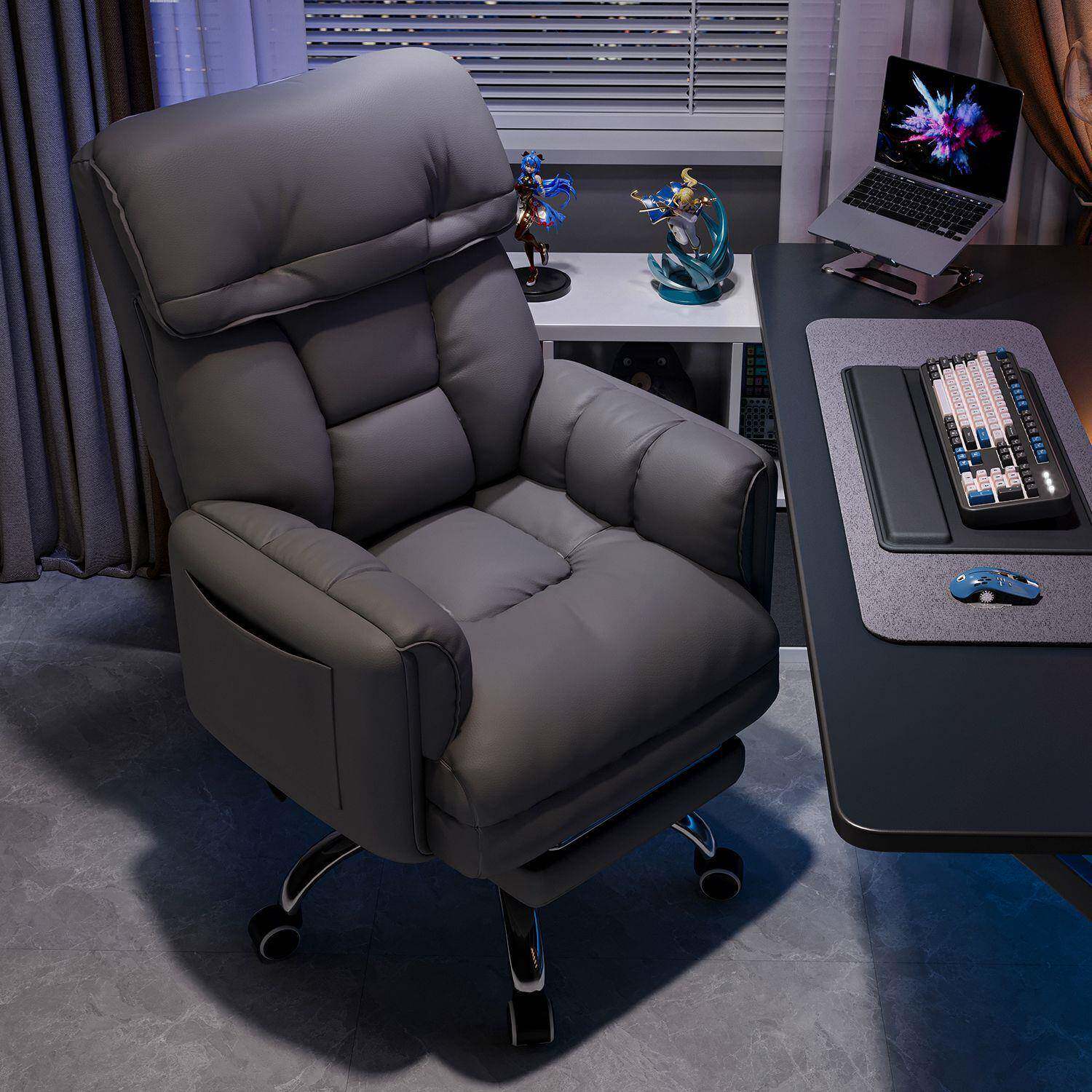 会议室办公椅商用升降电脑椅休人电DJY65468竞椅卧室可躺闲靠懒背