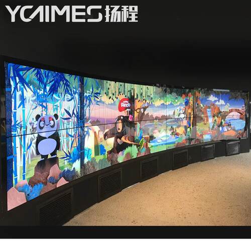 扬程55寸OLED柔性屏|有机自发光显示屏|可拼接屏双面拼缝达3.5MM
