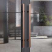 轻奢金拉丝加厚304不锈钢大门把手玻璃门拉手有框门推拉木门把手