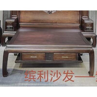 高档实木菠萝格大茶小户型长方几形茶全角几红木全金花梨木沙发几