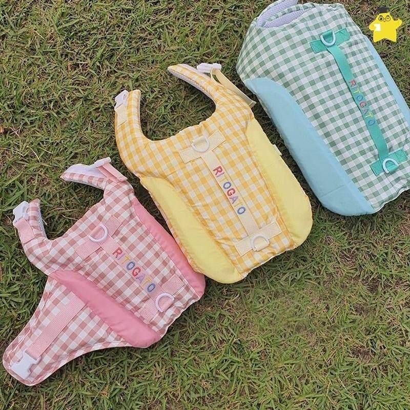 狗狗游泳圈救生衣服柯基泳衣泰迪小狗宠物狗救生衣夏季浮力小型犬