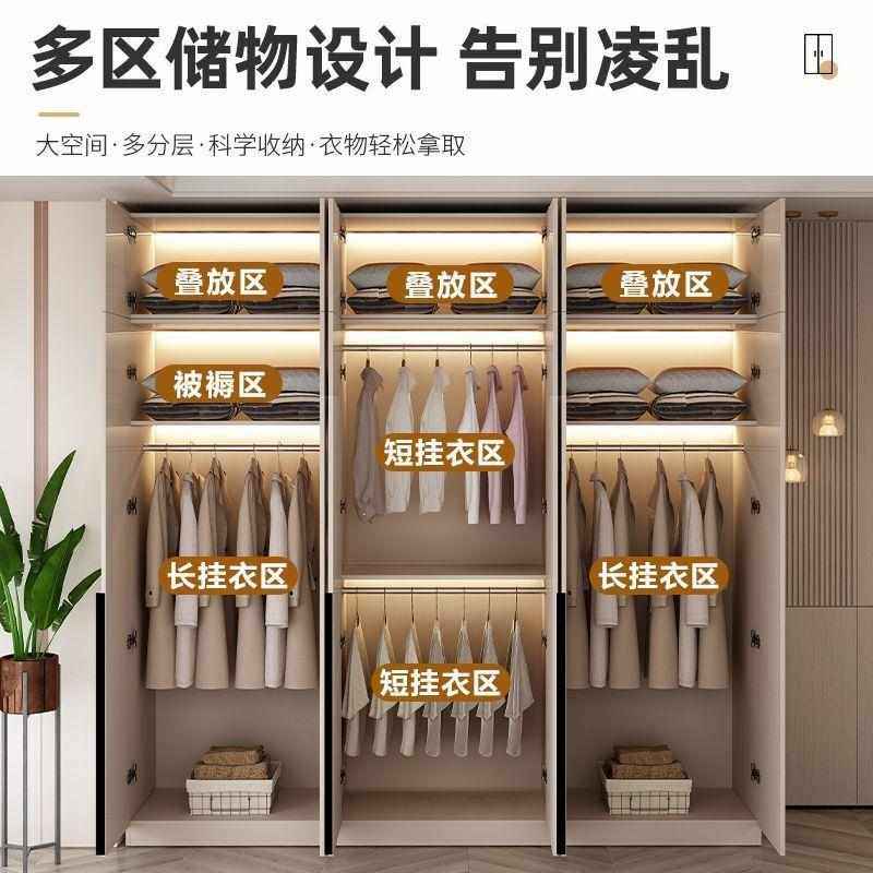 实木衣柜家用卧室出租房用简约现代对开门衣橱儿童简易小户型柜子,住宅家具,独立衣柜,淘宝优惠券,粉丝福利购,淘宝优惠卷