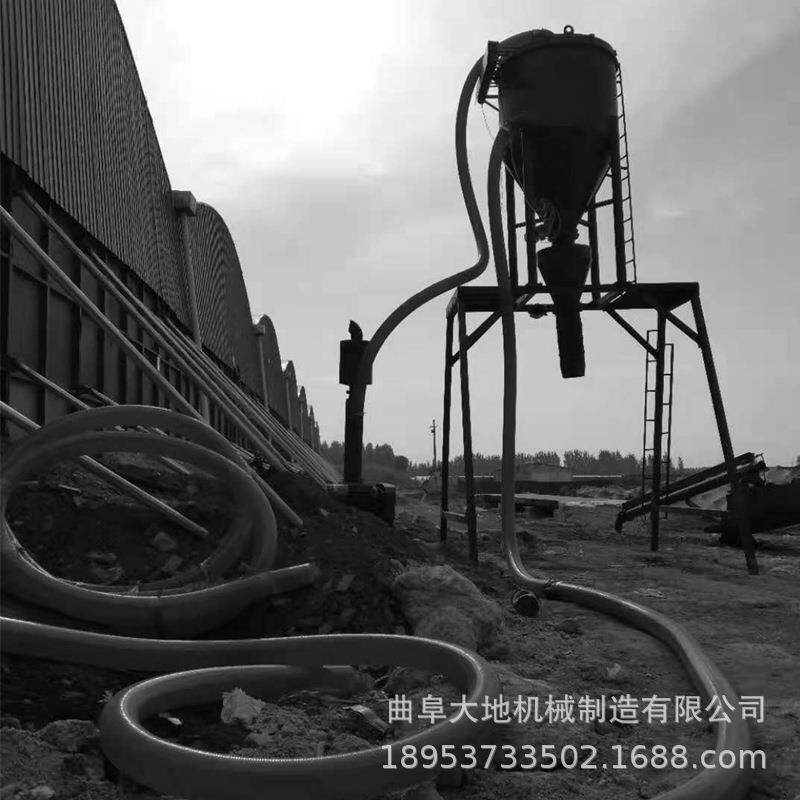 新型气力输送机粉煤灰清库装车气力吸灰机水泥灰气力输送机