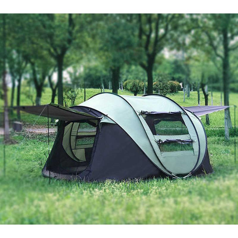 全自动速开8人船型户外野营露营遮阳便携防水防晒懒人家庭帐篷