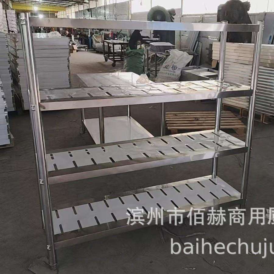 不锈钢厨房置物架家用微波炉烤箱架落地多层锅架子收纳整理储物架