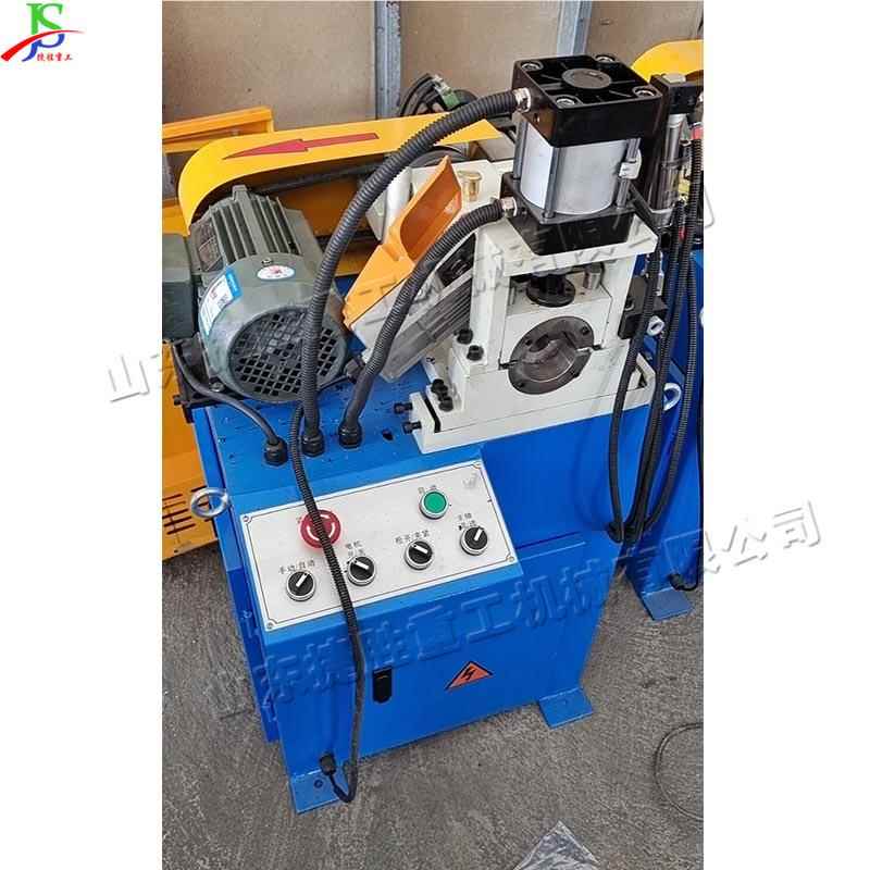 自动管进料圆管JS-DJ155倒角气机 圆棒端面内外切液边机 不锈钢压