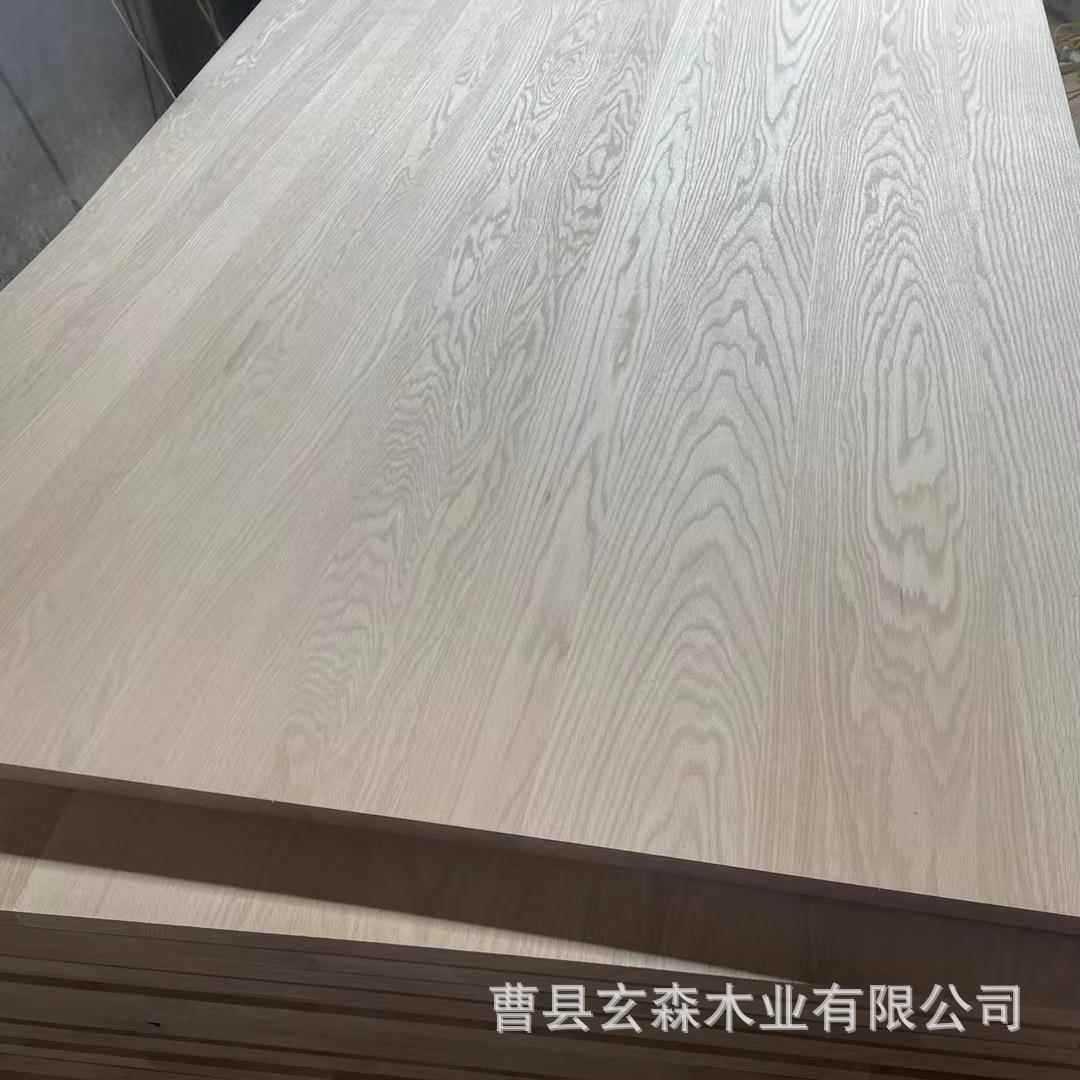 北美F板A橡拼红橡木S直拼板烘木干实木大板CNU桌面家具地板橡木板