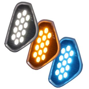 奇瑞小蚂蚁Eq1日间行车灯特殊改装 饰灯转向灯前雾灯 Led日间行车装