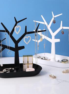 Bird-Shaped Tree Creative Necklace Display Stand, Pendant Ha