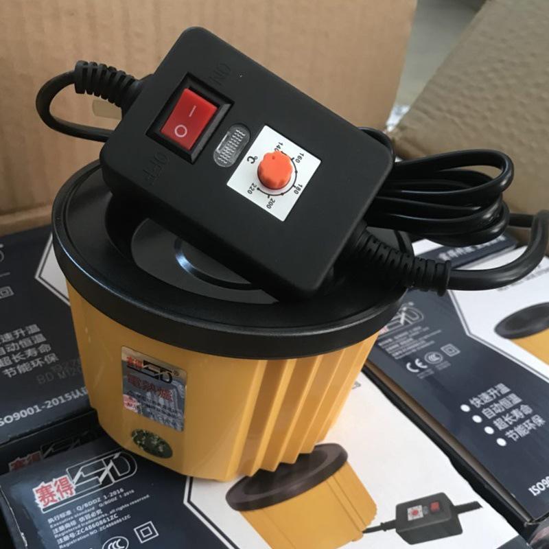 【热熔胶炉SD-109】赛得可调温型 PTC溶胶炉100W 溶胶锅胶盘批发