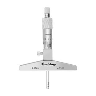 高精游标深度千分尺游标深度尺m0 螺1旋测微器 2度5m0.0无品牌