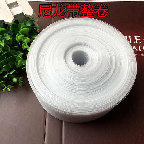 厚穿布带透明辅料配件公分10带窗帘带米布带款尼龙打孔钩布带100