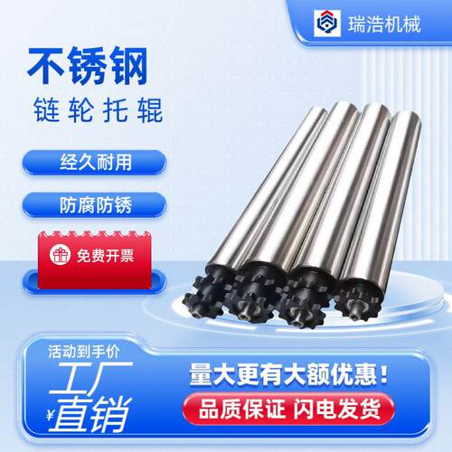 不锈钢双排链轮滚筒动力积放式滚筒车间流水线输送机托辊厂家直供