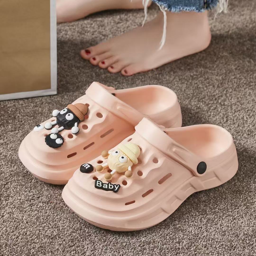 EVA洞洞洞洞情侣厚底拖鞋拖鞋