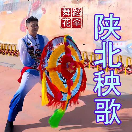 大花轿伞舞蹈道具陕北秧歌专用表演出道具民族舞跳舞古风手持道具