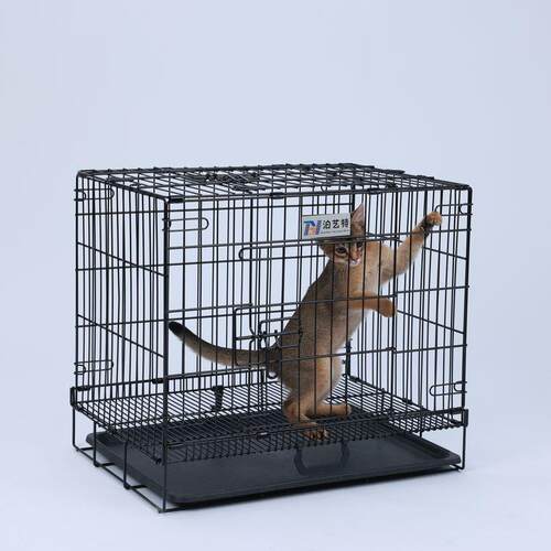 猫狗笼子小型犬室内家用狗窝宠物猫狗屋别墅围栏栅栏钢丝加粗折叠