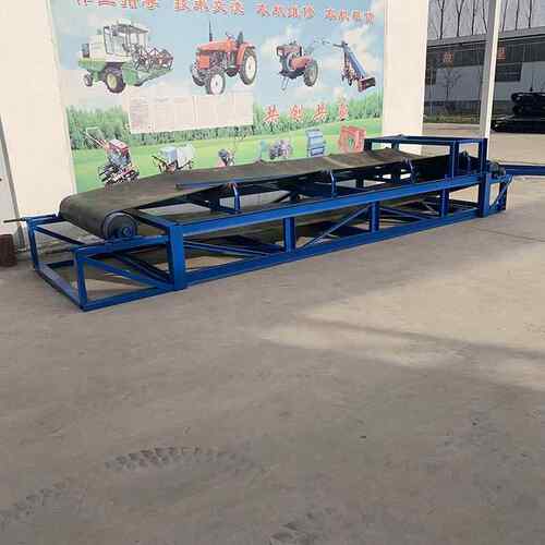 专业生产皮带机厂家装车用大倾斜式皮带机带式输送设备