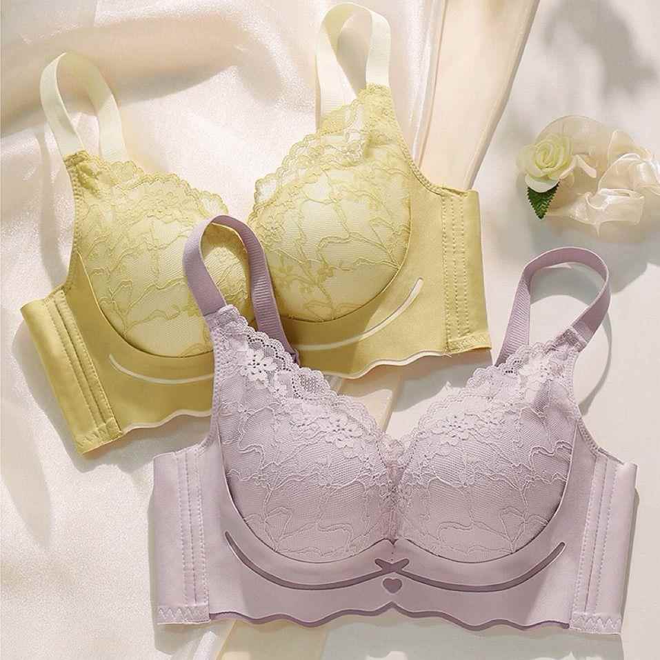 广东广州汕头潮汕品牌内衣女小胸聚拢中厚无钢圈防下垂收副乳文胸