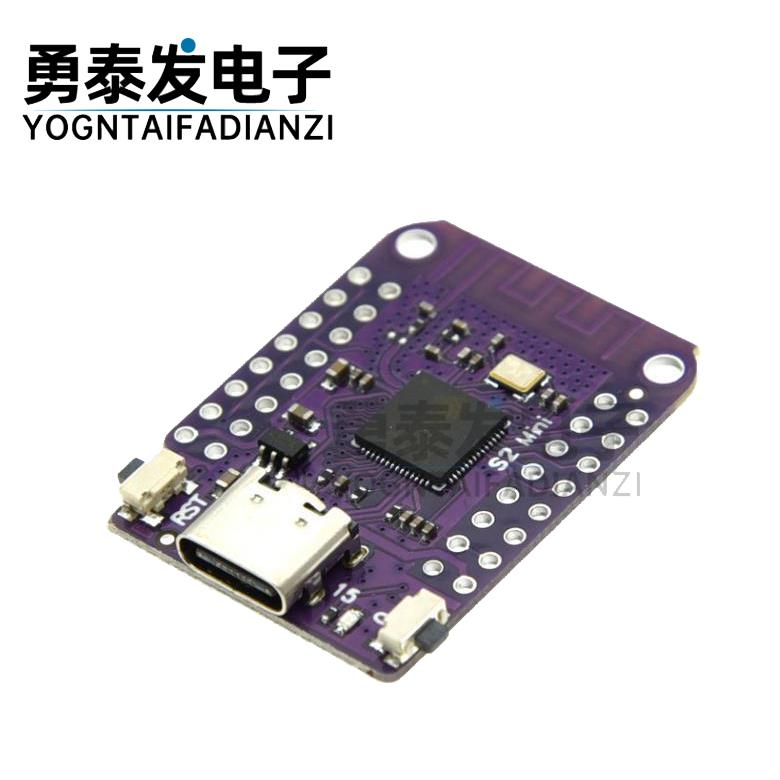S2 Mini V1.0.0 ESP32-S2 4MB FLASH 2MB PSRAM WIFI开发板