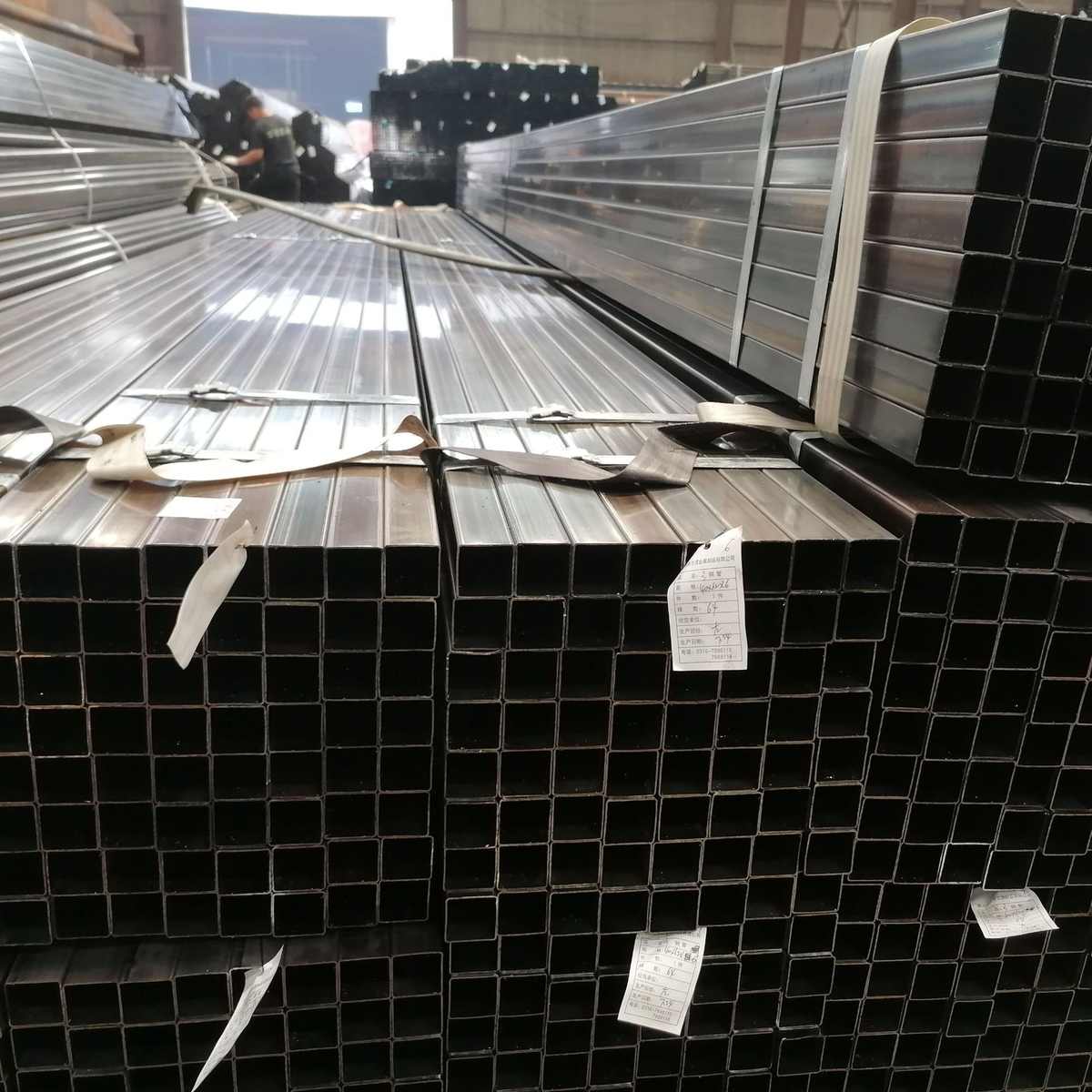 黑退方管 河北厂家薄壁热轧方矩钢管 建筑薄壁焊管现货无缝镀锌管