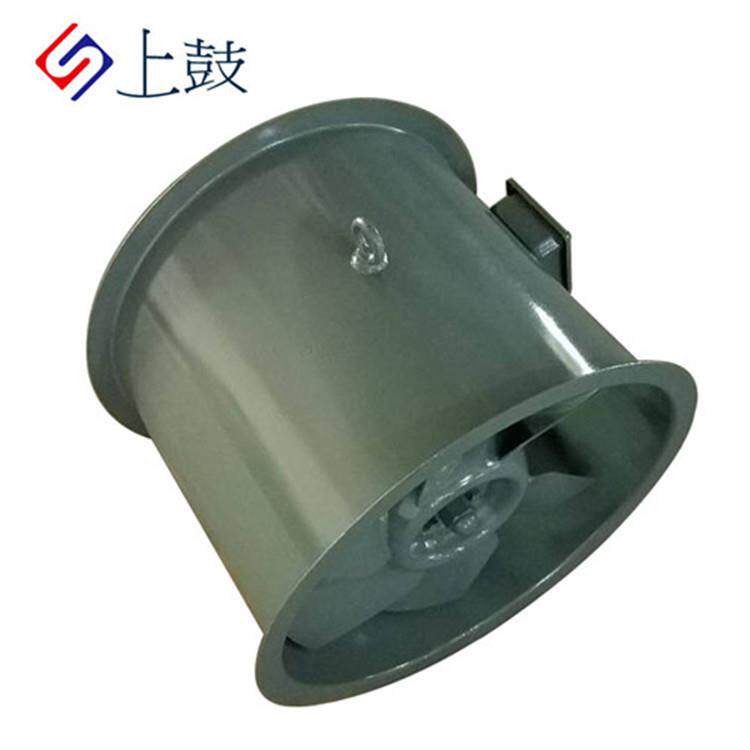 上虞直筒型斜流风机GXF-II-7C 11KW低噪声斜流式通风机管道加压