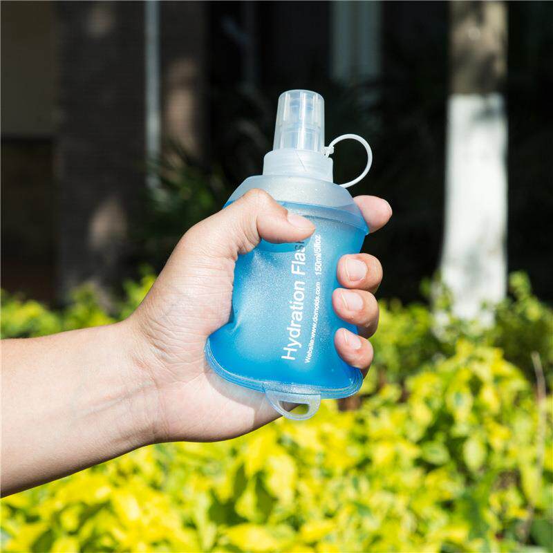 现货运动软水瓶 折叠TPU软水壶 马拉松饮水150ML 250ML 500ML TPU