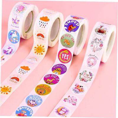 Childrens cartoon stickers kindergarten baby animals reward