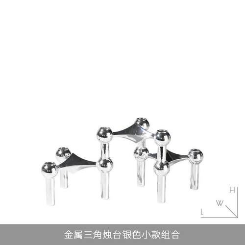 简约宿法式烛台客厅售楼处摆件软装饰品复古餐厅玄关柜酒店桌面民