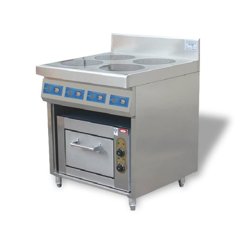 用电磁炉864电磁四眼煲仔商饭炉连焗炉头四煲仔炉餐饮厨具