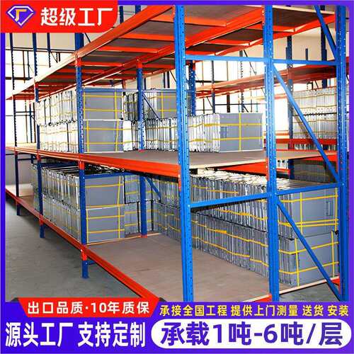 重型仓储货架仓库库房大型置物架高位横梁式托盘工业货架
