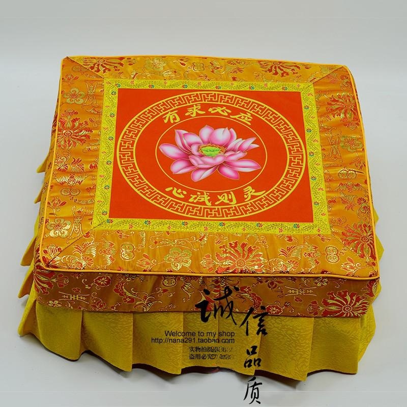 拜垫莲花拜凳拜家用跪垫禅垫打坐垫跪凳磕头打坐蒲团加厚海绵代发