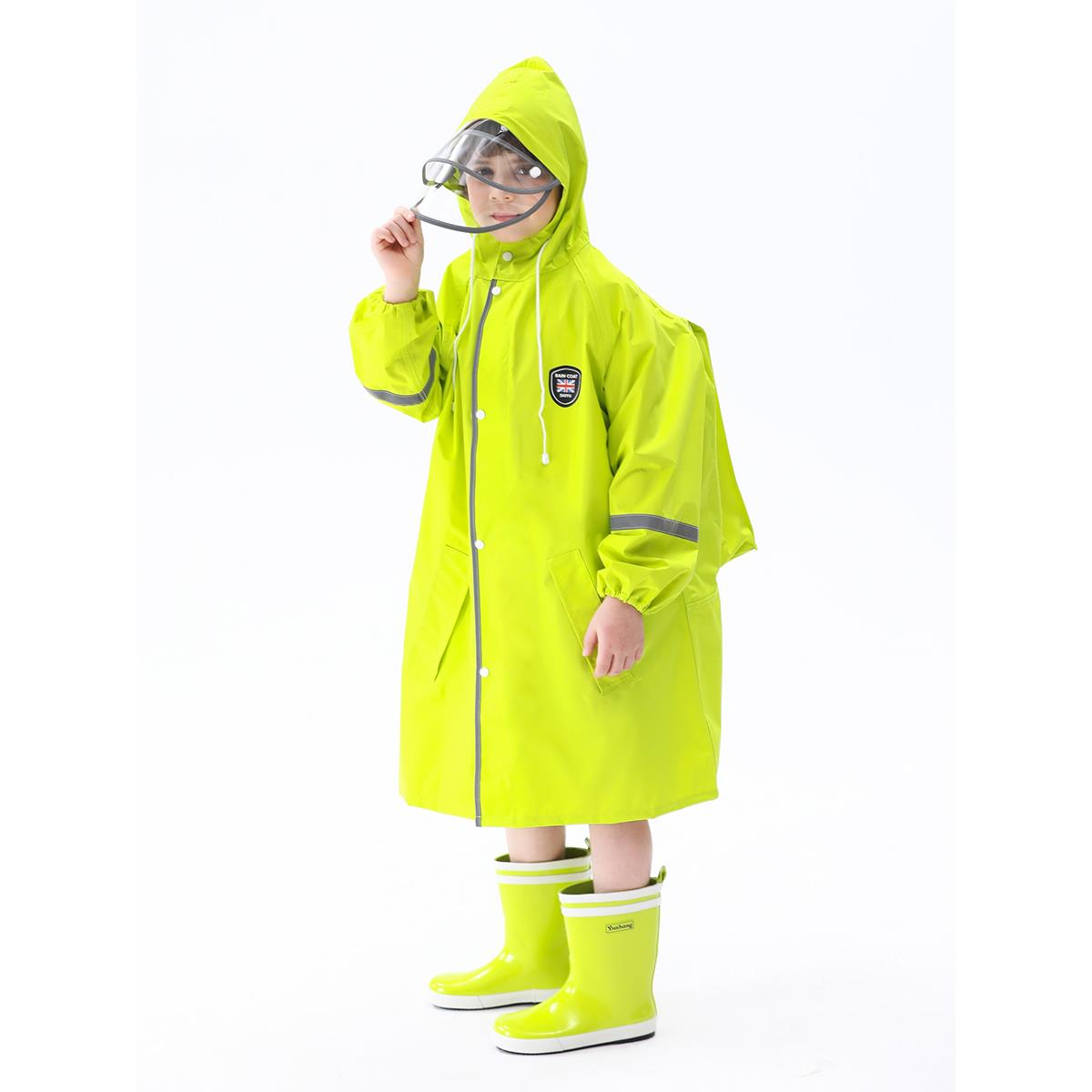 雨衣儿童2025年新的轻质，快干，透气，防雨雨披的男孩和女孩，长