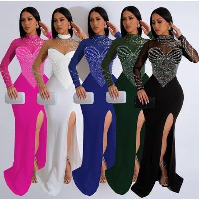 Women's pearl waist bag waist bag elastic slit