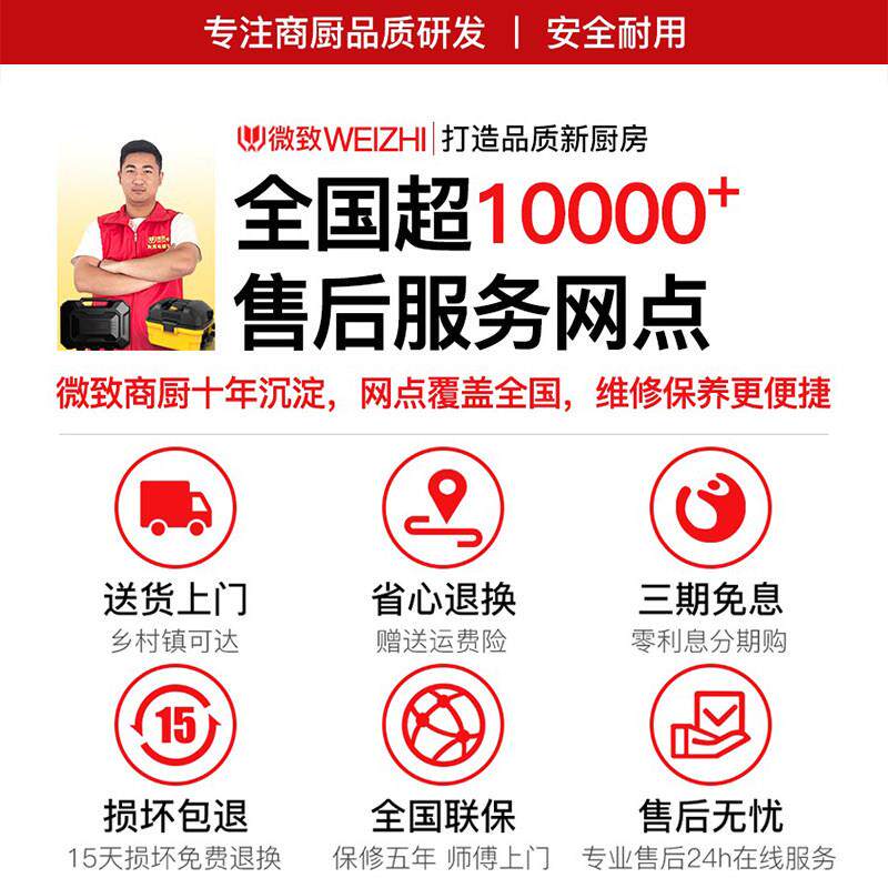 微致 商用电磁炉双头两头煲仔炉大功率3500W电磁灶2眼平面电灶台