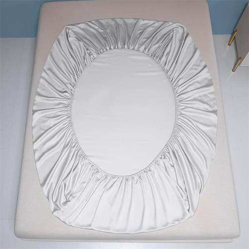 跨境床笠100缎tnel天丝e床笠6c0支a014兰精莱赛尔贡纹布床笠