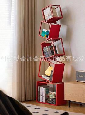 厅创意铁艺书落地置架家用客转SJ-003角展物示架卧室儿架童书架