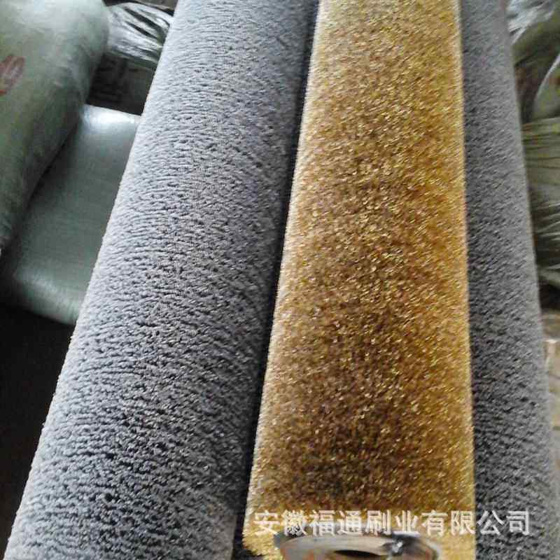 木地板刷拉钢丝辊丝钢毛刷滚筒毛刷去锈钢丝丝轮滚金属刷除锈抛光