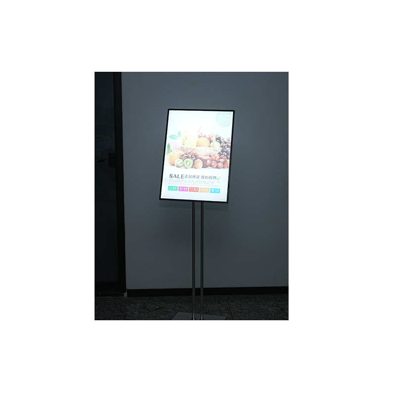 广告灯箱招牌超薄抽画灯箱挂墙式钢化玻璃充电吧台点餐led广告牌