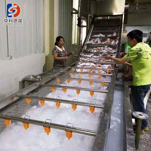 气泡清果洗大机独制 多功设能枣辣椒气泡喷淋清洗机 商LHQ用蔬清