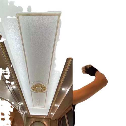 彩涂雅水性艺术漆艺术涂料内墙天花板金箔银箔点金三色珠光幻彩漆