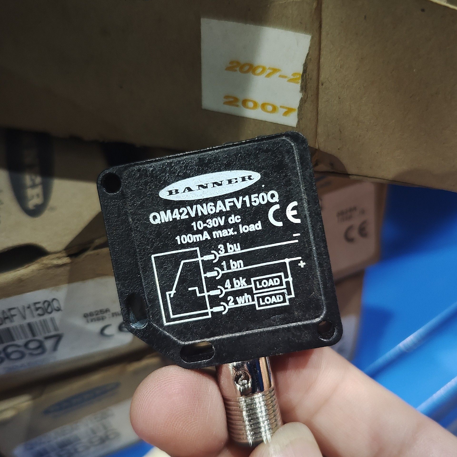 banner邦纳金属外壳光电Qm42VN6AFV150Q