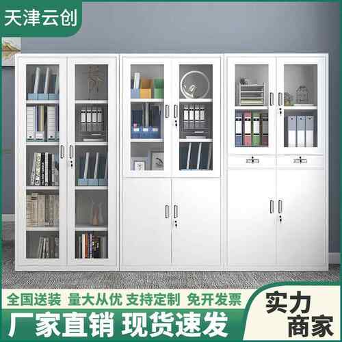 文件柜资料柜财务凭证柜带锁档案收纳柜抽屉矮柜铁皮柜厂家办公室
