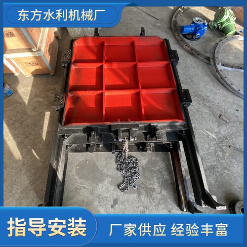 00*00高压铸铁闸门，手动斜拉启闭机