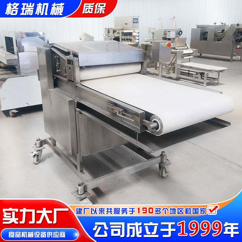 格肉片压AJE扁机 台湾鸡排拍扁设 鸡胸瑞肉压排机备多少炸钱