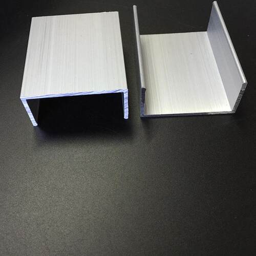 54*25*2mm槽铝 U型槽铝25X54X25X2mm铝合金槽铝型材 内径50mm