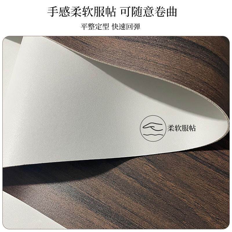 V45O仿木纹桌垫防水防油防烫厚隔热免洗皮革感实木餐桌茶几垫
